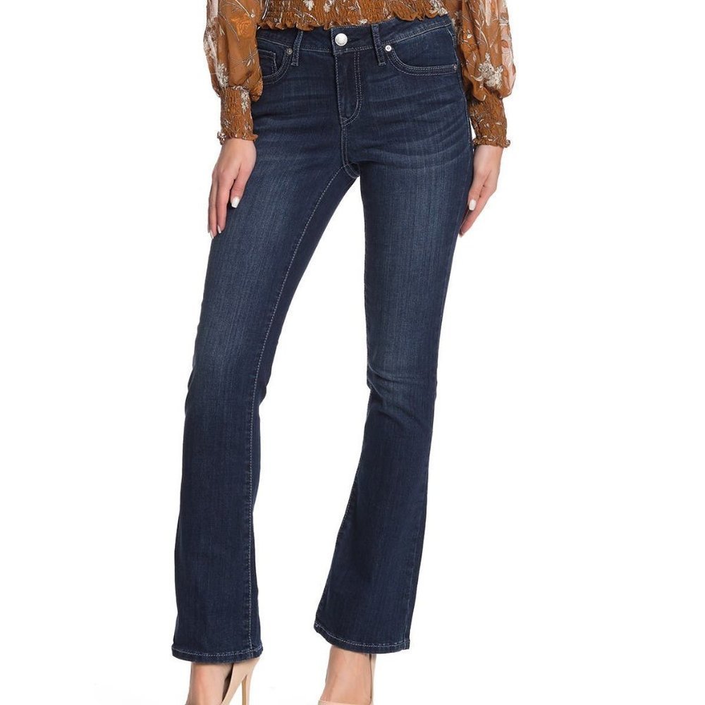 Seven7 Sequin Pocket Skinny Jean Legging Darkwash